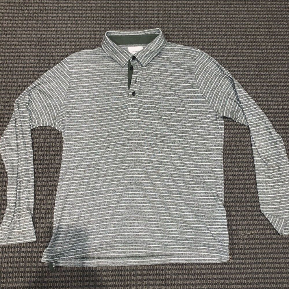 Billy Reid long sleeve polo